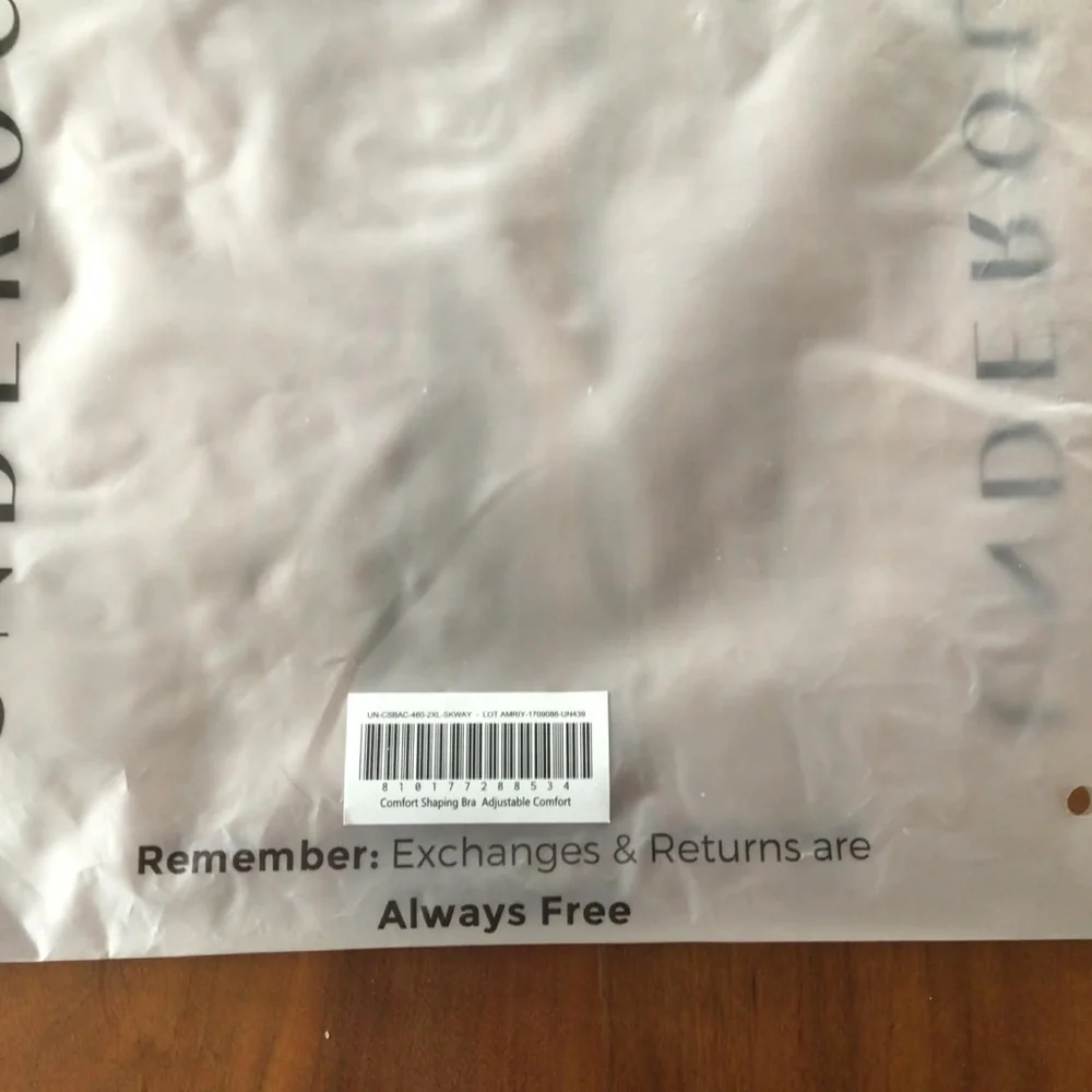 NWT Underoutfit wireless bra Style 460, size 2XL - Picture 2 of 3